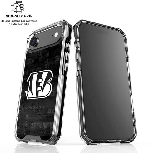 NFL Cincinnati Bengals Black & White iPhone 17 Air MagSafe Case