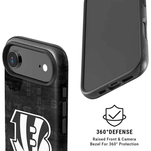 NFL Cincinnati Bengals Black & White iPhone 17 Air Magsafe Impact Case
