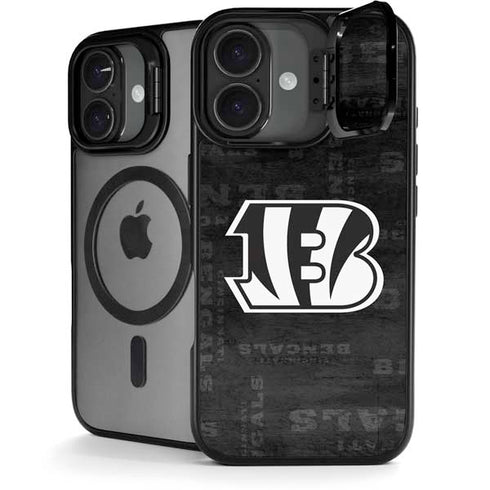 NFL Cincinnati Bengals Black & White iPhone 17 Kickstand Case