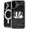 NFL Cincinnati Bengals Black & White iPhone 17 MagSafe Case