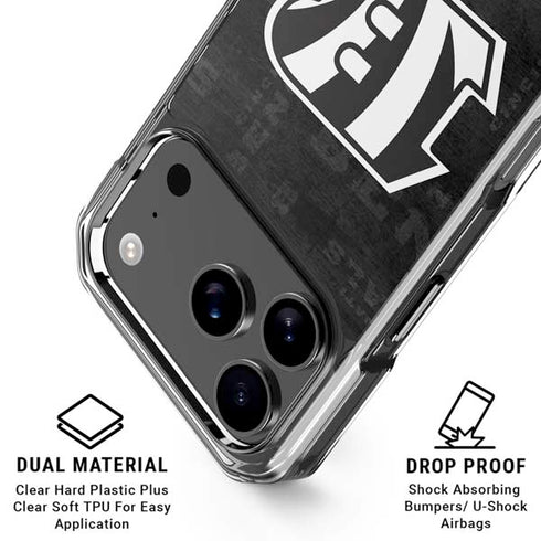 NFL Cincinnati Bengals Black & White iPhone 17 Pro Max MagSafe Case