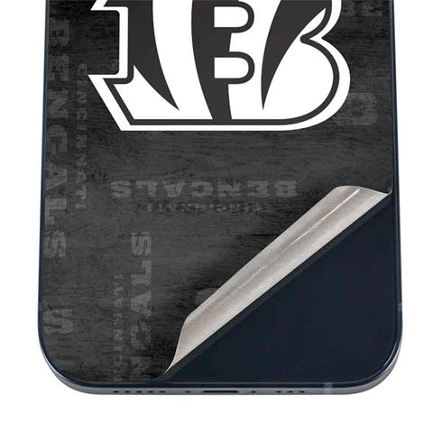 NFL Cincinnati Bengals Black & White iPhone 17 Pro Max Skin
