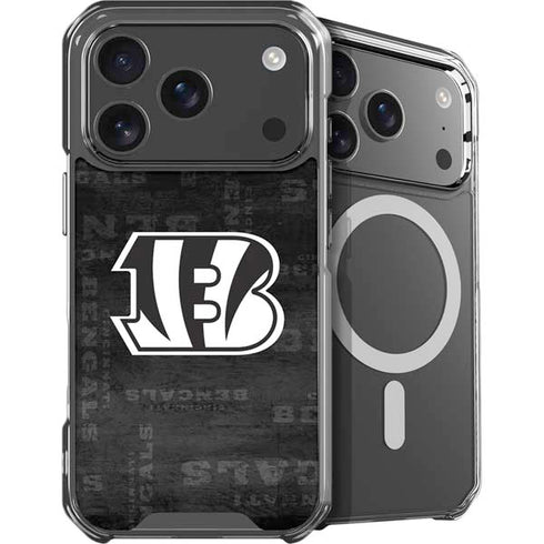 NFL Cincinnati Bengals Black & White iPhone 18 Pro MagSafe Case