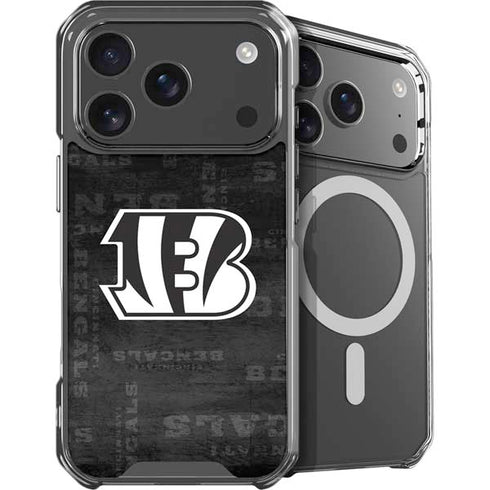 NFL Cincinnati Bengals Black & White iPhone 18 Pro Max MagSafe Case
