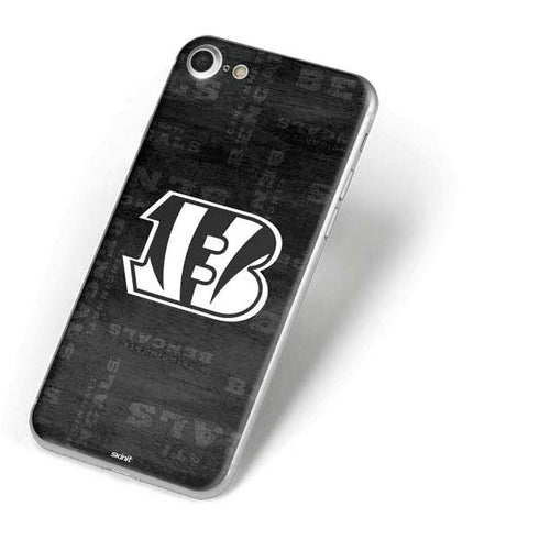NFL Cincinnati Bengals Black & White iPhone 8 Skin