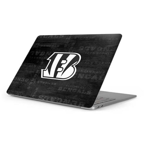 NFL Cincinnati Bengals Black & White Apple MacBook Pro 16-inch Skin