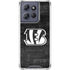 NFL Cincinnati Bengals Black & White Moto G Play 5G (2025) Clear Case