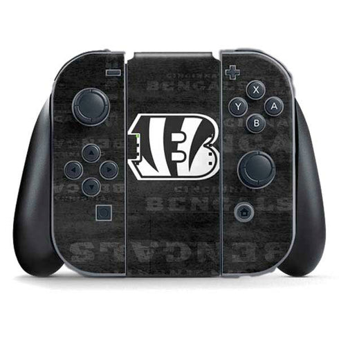 NFL Cincinnati Bengals Black & White Nintendo Skins