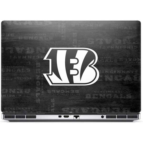 NFL Cincinnati Bengals Black & White Dell Precision Skin