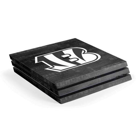 NFL Cincinnati Bengals Black & White PlayStation PS4 Skins