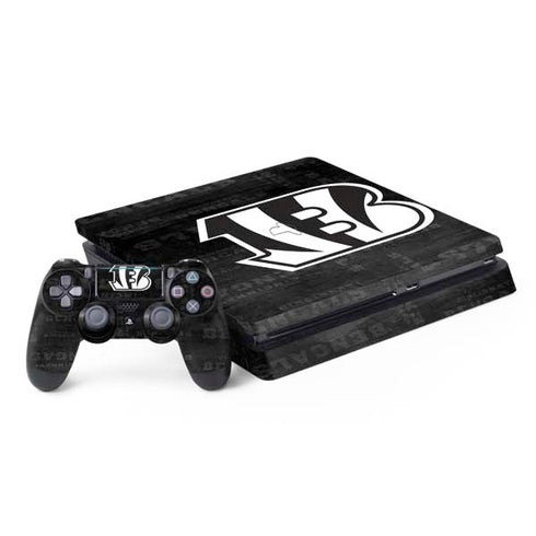 NFL Cincinnati Bengals Black & White PlayStation PS4 Skins