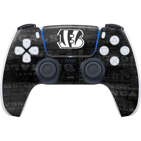 NFL Cincinnati Bengals Black & White PlayStation PS5 Skins