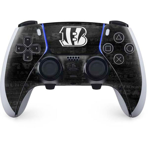 NFL Cincinnati Bengals Black & White PlayStation PS5 Skins