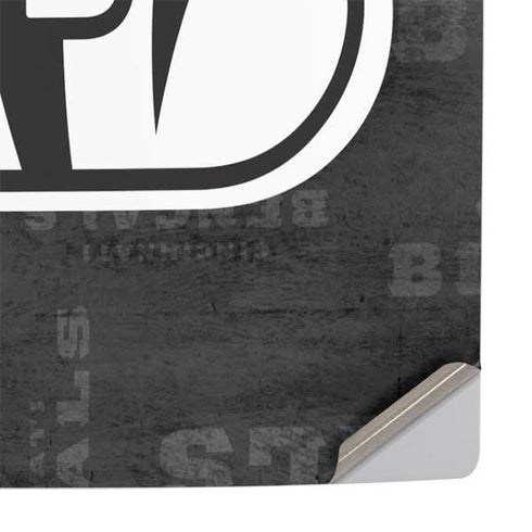 NFL Cincinnati Bengals Black & White PS5 Pro Console Skin