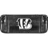 NFL Cincinnati Bengals Black & White Steam Deck Handheld Gaming Computer Skin