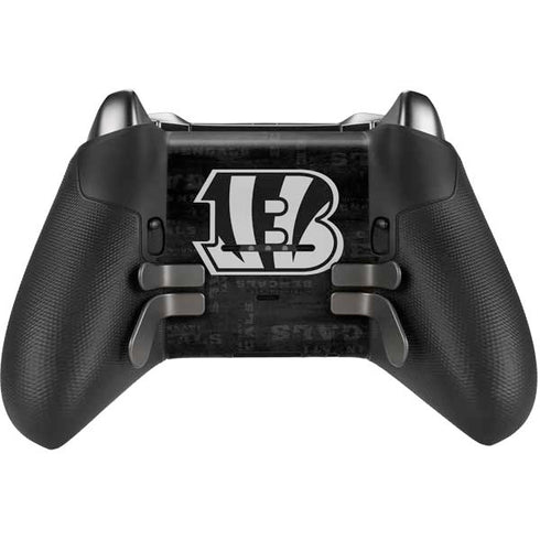 NFL Cincinnati Bengals Black & White Xbox Elite Wireless Controller Series 2 Skin