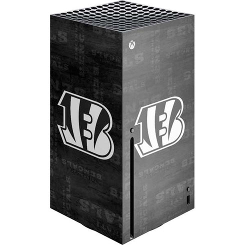 NFL Cincinnati Bengals Black & White Xbox Series X Skins