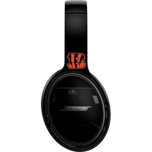 NFL Cincinnati Bengals Black Performance Series Bose QuietComfort 35 II Headphones Skin