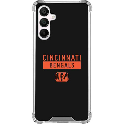 NFL Cincinnati Bengals Black Performance Series Galaxy A16 5G Clear Case