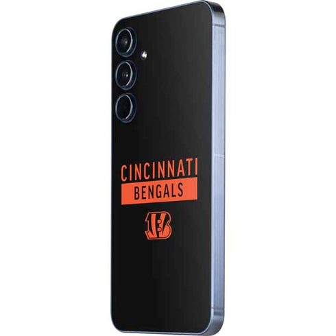 NFL Cincinnati Bengals Black Performance Series Galaxy A35 5G Skin