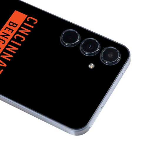 NFL Cincinnati Bengals Black Performance Series Galaxy A35 5G Skin