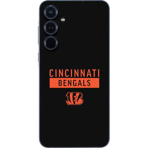NFL Cincinnati Bengals Black Performance Series Galaxy A36 5G Skin