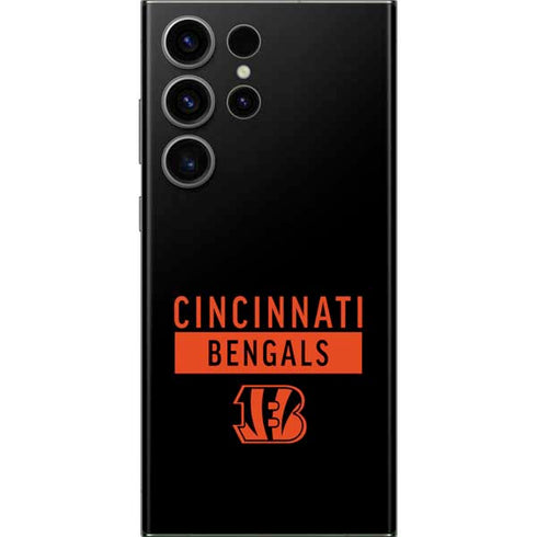 NFL Cincinnati Bengals Black Performance Series Galaxy Skins