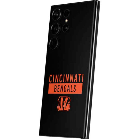 NFL Cincinnati Bengals Black Performance Series Galaxy Skins