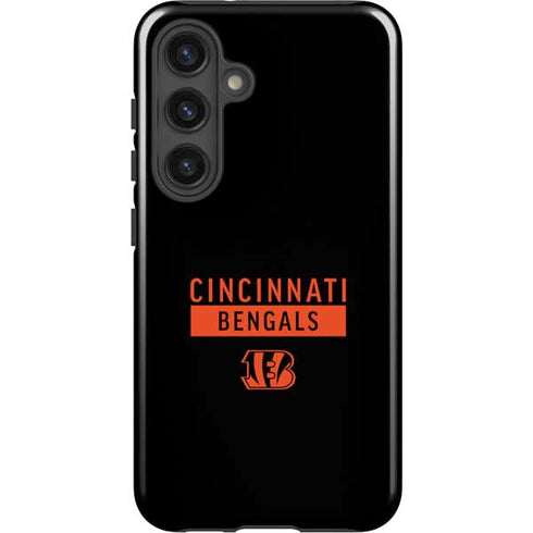 NFL Cincinnati Bengals Black Performance Series Galaxy S25 Impact Case
