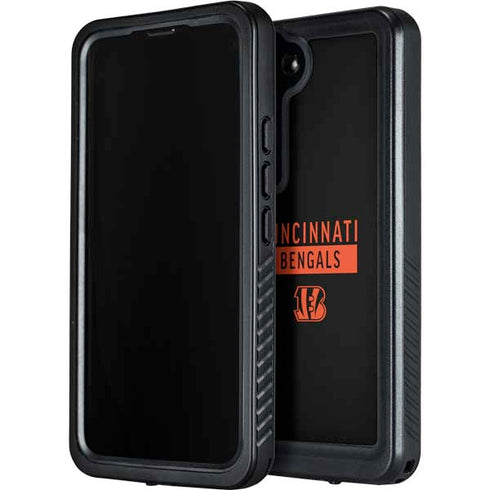 NFL Cincinnati Bengals Black Performance Series Galaxy S24 Plus Waterproof Case