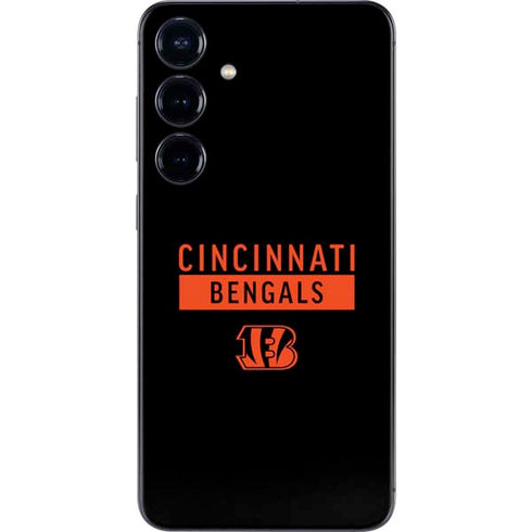NFL Cincinnati Bengals Black Performance Series Galaxy S25 Skin