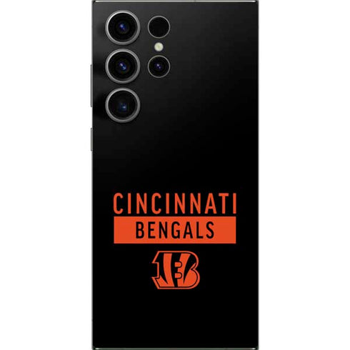 NFL Cincinnati Bengals Black Performance Series Galaxy S25 Ultra Skin