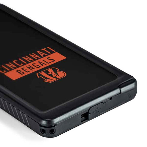 NFL Cincinnati Bengals Black Performance Series Galaxy S24 Ultra Waterproof Case