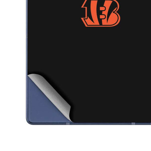 NFL Cincinnati Bengals Black Performance Series Galaxy Z Fold6 Skin