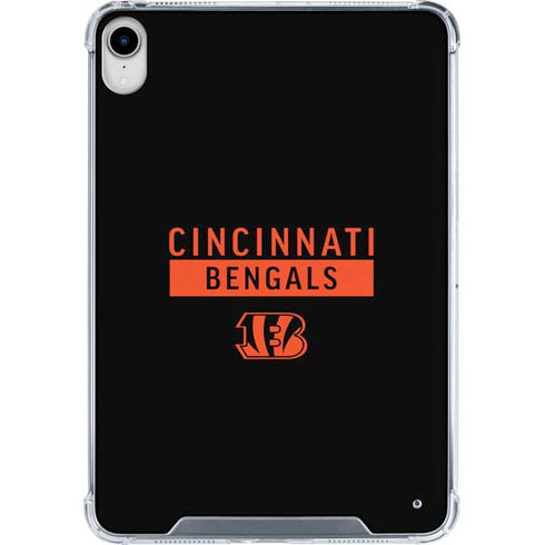 NFL Cincinnati Bengals Black Performance Series iPad 11th Gen (2025) Clear Case