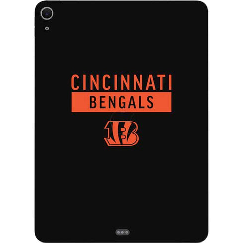 NFL Cincinnati Bengals Black Performance Series Apple iPad Air Skin