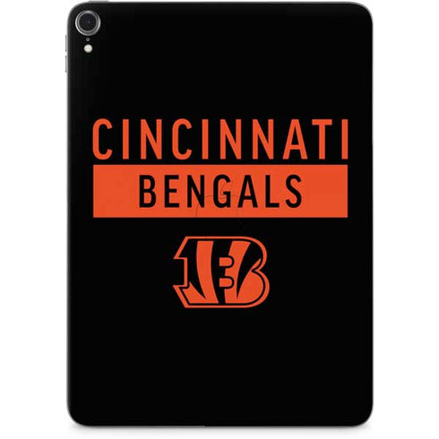NFL Cincinnati Bengals Black Performance Series Apple iPad Pro Skin
