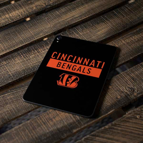 NFL Cincinnati Bengals Black Performance Series Apple iPad Pro Skin