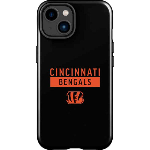 NFL Cincinnati Bengals Black Performance Series iPhone 15 Impact Case