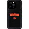 NFL Cincinnati Bengals Black Performance Series iPhone 15 Pro Waterproof Case
