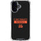 NFL Cincinnati Bengals Black Performance Series iPhone 16 Clear Case