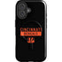 NFL Cincinnati Bengals Black Performance Series iPhone 16 Magsafe Impact Case
