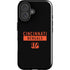 NFL Cincinnati Bengals Black Performance Series iPhone 16 Plus Impact Case