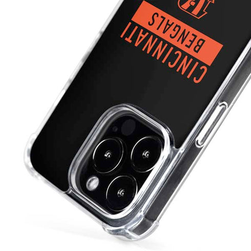NFL Cincinnati Bengals Black Performance Series iPhone 16 Pro Max MagSafe Case