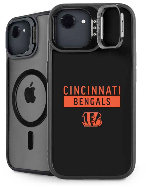 NFL Cincinnati Bengals Black Performance Series iPhone 16e Kickstand Case