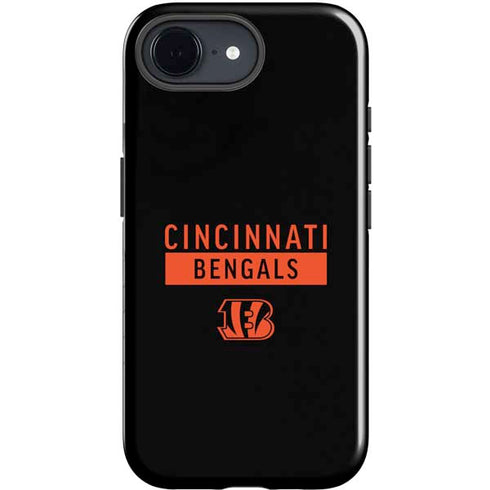 NFL Cincinnati Bengals Black Performance Series iPhone 16e Impact Case