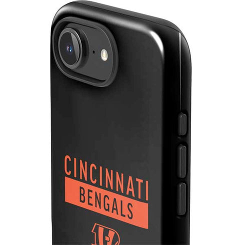 NFL Cincinnati Bengals Black Performance Series iPhone 16e Impact Case