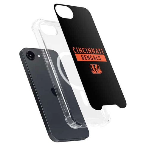 NFL Cincinnati Bengals Black Performance Series iPhone 16e MagSafe Case