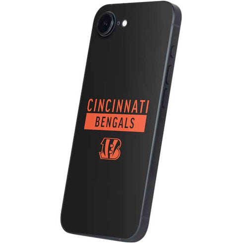 NFL Cincinnati Bengals Black Performance Series iPhone 16e Skin