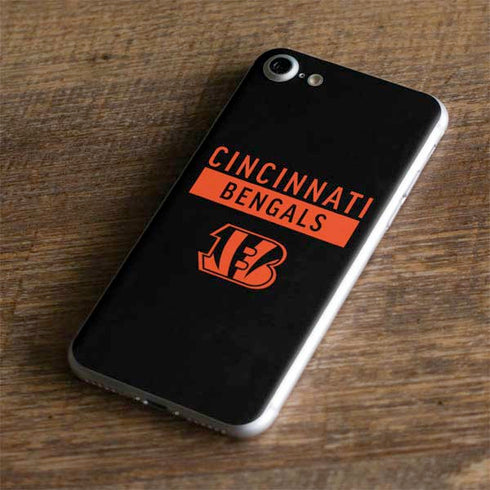 NFL Cincinnati Bengals Black Performance Series iPhone 8 Skin